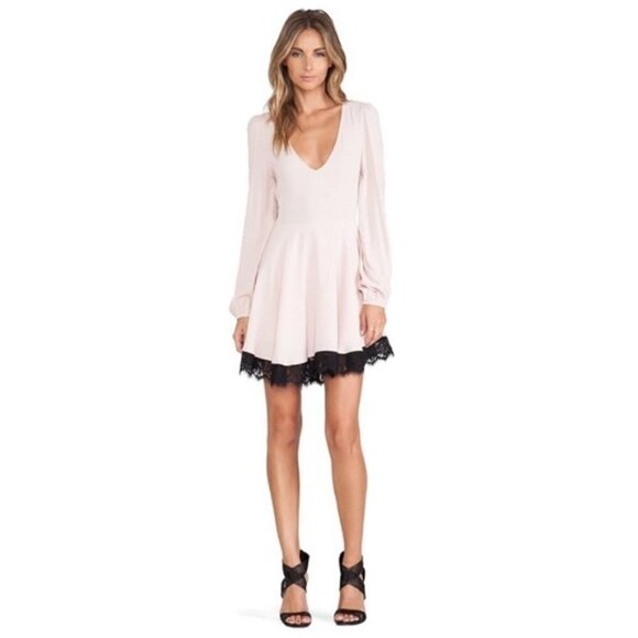 Lovers +‎ Friends Powder Pink Shimmy Mini Dress Size XS - Picture 9 of 9